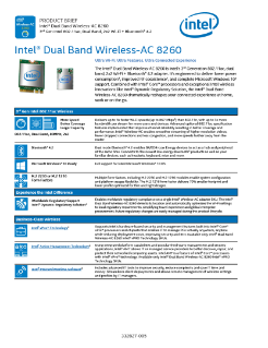 intel r dual band wireless ac 8260